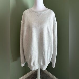 John Galt Light Gray Erica Sweatshirt Oversized